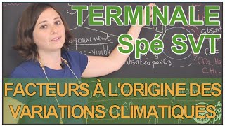 Facteurs à lorigine des variations climatiques récentes  Spé SVT  Terminale  Les Bons Profs [upl. by Aernda]