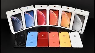 Apple iPhone XR Unboxing amp Review All Colors [upl. by Stander666]