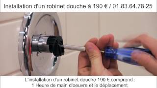 Installation Robinet Douche  Plombierpascherpariscom [upl. by Llekcor223]