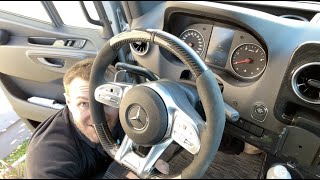 Sprinter Van Steering Wheel Swap [upl. by Porush]