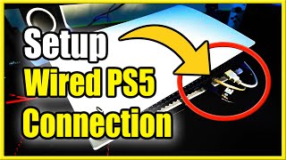 How to Connect LAN Cable to PS5 amp Setup Internet Connection Fast Ethernet Tutorial [upl. by Naie]