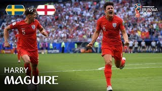 Harry MAGUIRE Goal  Sweden v England – MATCH 60 [upl. by Sivlek]