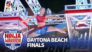 Jessie Graff at the Daytona Beach City Finals  American Ninja Warrior 2017 [upl. by Mell]