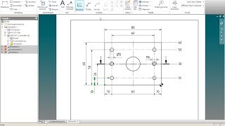 Inventor Zeichnung bemaßen und erstellen [upl. by Caprice]