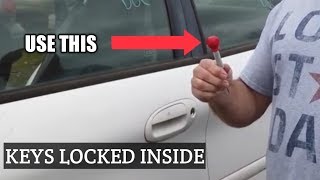 HOW TO UNLOCK A CAR DOOR without a key [upl. by Jeremiah]