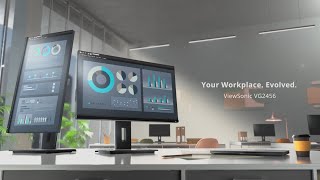 ViewSonic VG2456 Docking Monitor Your Workplace Evolved [upl. by Oiralih]