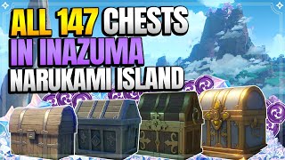 ALL Chest Locations in Inazuma  Part 1 Narukami Island 【Genshin Impact】 [upl. by Ahsian]