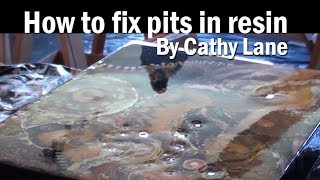 How To Fix Pits In Resin [upl. by Ditmore]