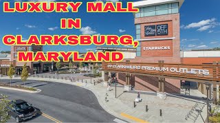 CLARKSBURG PREMIUM OUTLETS MALL  4K WALKING TOUR  MAY 2021 [upl. by Tyoh]