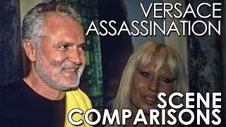 Gianni Versace Assassination  scene comparisons [upl. by Nwonknu822]