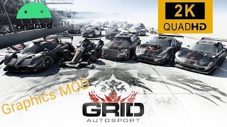 Grid Autosport Android GRAPHICS MOD how to mod and enable 120fps 2k resolution and PC graphics [upl. by Fotinas72]