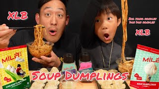 XLB Soup Dumpling Mukbang [upl. by Nefen]