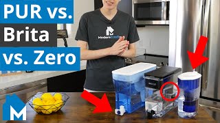 🥤 PUR vs Brita vs ZeroWater Filter Comparison — Whats the Best Tasting Water [upl. by Robenia]