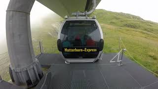 Switzerland  Gondola  Zermatt to Klein Matterhorn [upl. by Rehpotsirahc795]