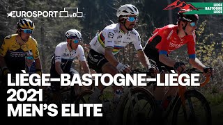 Liège–Bastogne–Liège 2021  Elite Men’s  Highlights  Cycling  Eurosport [upl. by Hebel121]