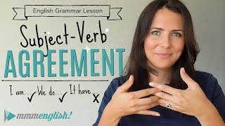 Subject Verb Agreement  English Lesson  Common Grammar Mistakes [upl. by Surovy]