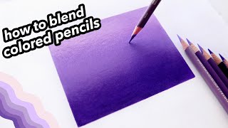 How To Blend Colored Pencils [upl. by Corley486]