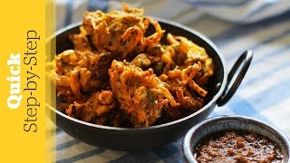 How To Make Vegetable Pakora  Easy Indian Starter Recipe  Quick StepByStep Version [upl. by Ainalem]