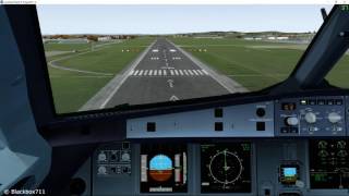 FSLabs A320X Basics Touch and Go Training Pattern [upl. by Peregrine]