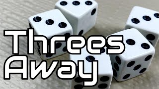 How to Play Threes Away  dice games [upl. by Dreher]