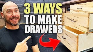 3 Ways To Build EASY DIY Drawers  Good Better Best [upl. by Cran]