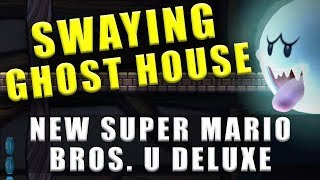 New Super Mario Bros U Deluxe Frosted Glacier Ghost House amp Secret Exit [upl. by Tonjes460]