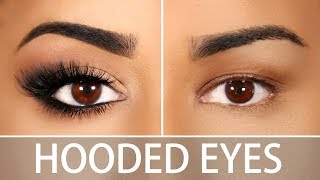 Smokey Cat Eye Tutorial on Hooded Eyes  Tips amp Tricks [upl. by Nnaxor]