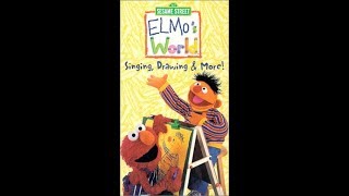 Elmos World Singing Drawing amp More 2000 VHS Full Screen [upl. by Omixam]