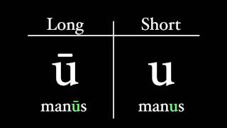 The Latin Alphabet  Vowel Pronunciation [upl. by Anelac]