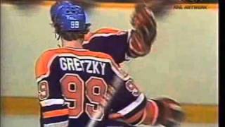 1980NHL  Edmonton  Toronto  Gretzky Scores 6 points [upl. by Aener]