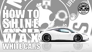 How To Shine and Wax White Cars  Chemical Guys Car Care [upl. by Humpage192]