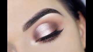 HOW TO Cut Crease Eyeshadow for Hooded Eyes  Jaclyn Hill Palette [upl. by Lat]