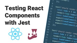 React Testing Tutorial Jest  React Testing Library [upl. by Golding363]