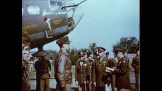 WW2 Bombers  1943 color footage documentary [upl. by Erodisi]