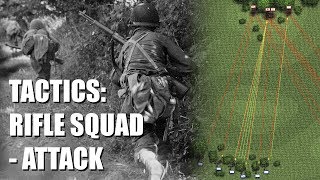 Tactics of the WWII US Army Infantry Rifle Squad – Attack [upl. by Eardnaed]