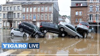 🔴Belgique les dégâts impressionnants des INONDATIONS dans la ville de Verviers [upl. by Heidi]