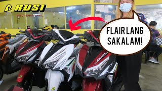 RUSI MOTORCYCLE FLAIR 125 PRICE INSTALLMENT SPECS  MOTOPAPS [upl. by Aneerol]