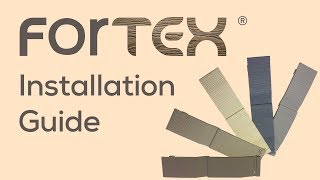 HOW TO Install Fortex External Cladding [upl. by Webster223]