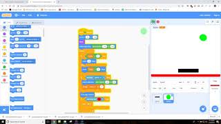 Make a ball bounce game in Scratch [upl. by Keyek]