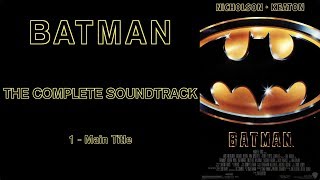 Batman The Complete Soundtrack by Danny Elfman [upl. by Adarbil]