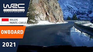 WRC  Rallye MonteCarlo 2021 ONBOARD Ogier SS10 [upl. by Graff474]