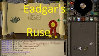 OSRS Quests  Eadgars Ruse [upl. by Ylek]