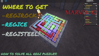 HOW TO SOLVE ALL FROSTVEIL CITY PUZZLES IN POKÉMON BRICK BRONZE [upl. by Clorinda4]