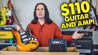 Cool Looking Guitar STARTER PACK Only Costs 110 on Amazon [upl. by Darsey]