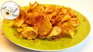 Selbstgemachte Kartoffelchips 🥔😍  Heißluftfritteuse Airfryer [upl. by Ayra107]