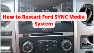 How To Restart Fords SYNC Media System [upl. by Orlene]