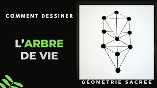 L’ARBRE de la vie 🌳 Géométrie sacrée ✨ comment dessiner [upl. by Notnyw]