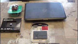 Dell Latitude E5420 remove HDD and install SSD and installing windows 10 PRO [upl. by Euqitsym]