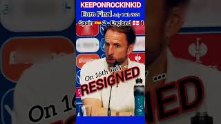 Football Southgate ResignedLast Interview [upl. by Drake]