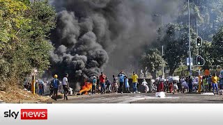 Unrest and looting continues to spread across South Africa [upl. by Tade]